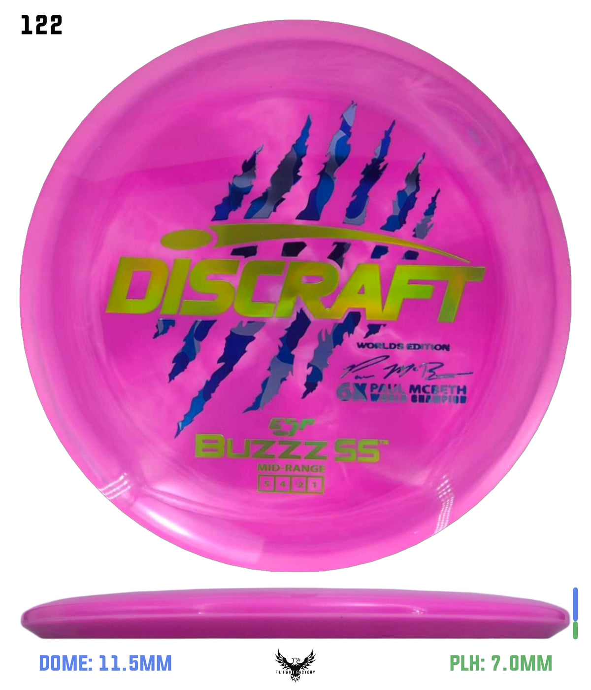Discraft Paul McBeth 6 Claw ESP Buzzz SS - 2026 Worlds Edition