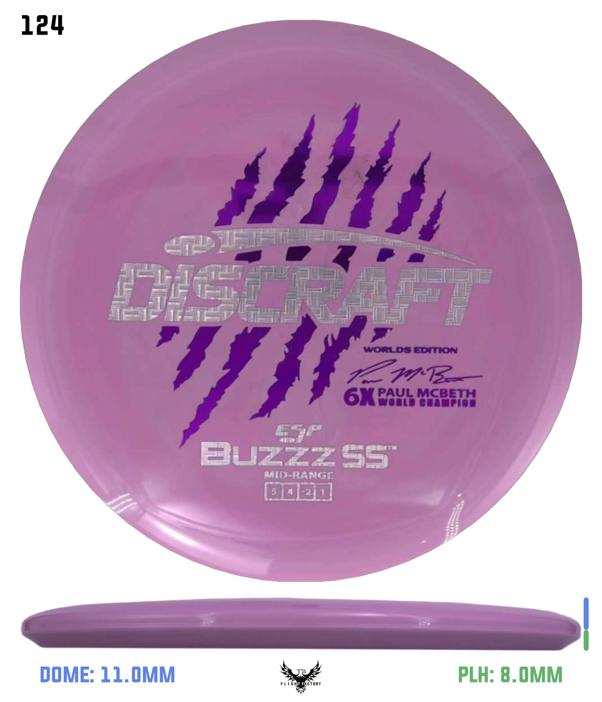 Discraft Paul McBeth 6 Claw ESP Buzzz SS - 2026 Worlds Edition