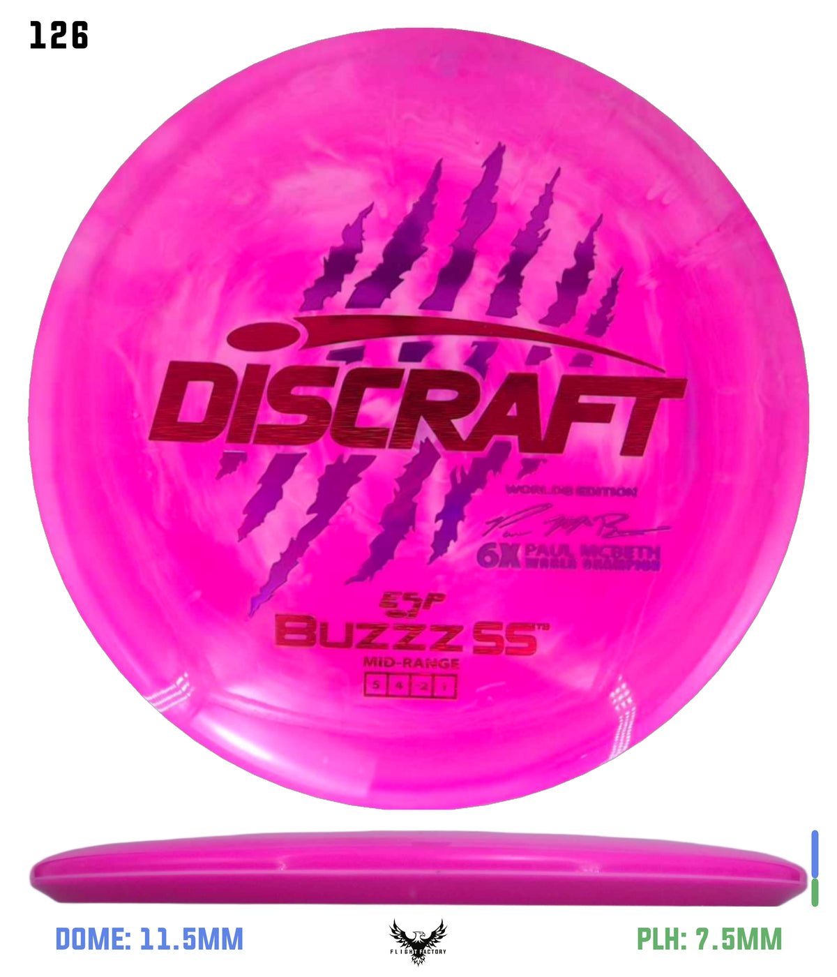 Discraft Paul McBeth 6 Claw ESP Buzzz SS - 2026 Worlds Edition