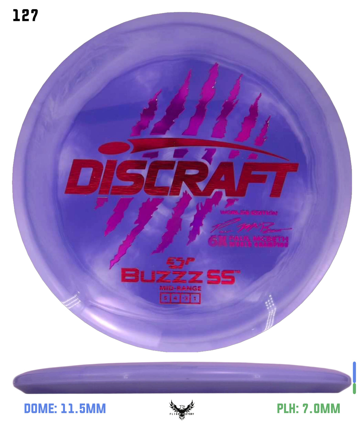 Discraft Paul McBeth 6 Claw ESP Buzzz SS - 2026 Worlds Edition