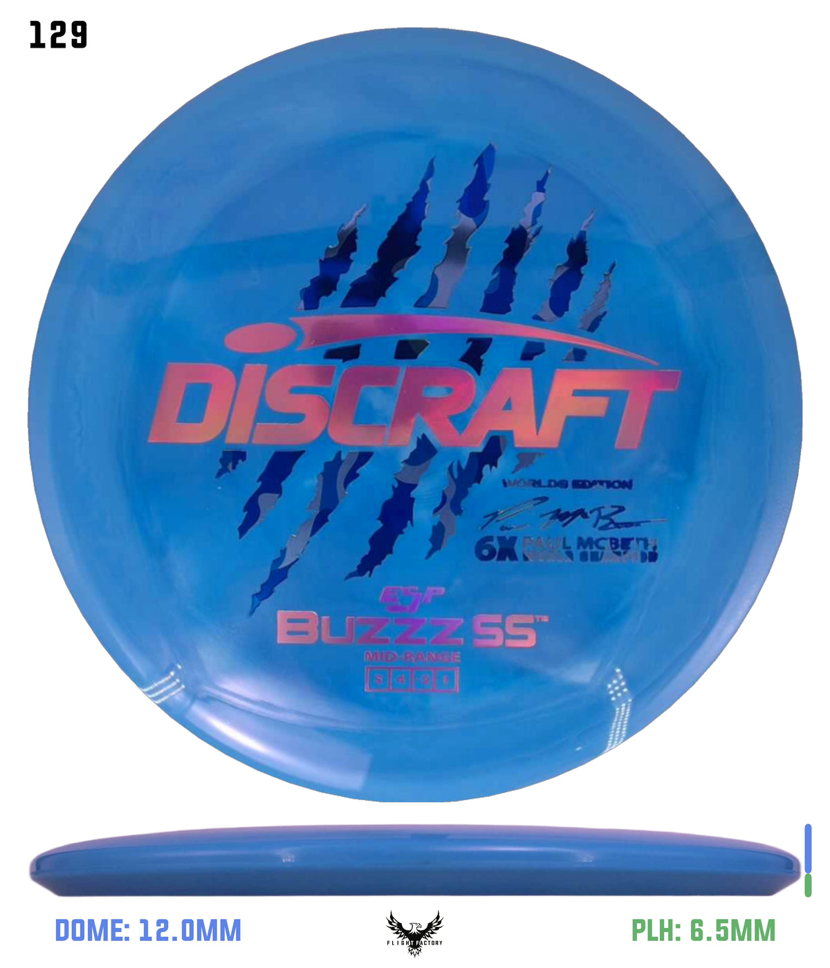 Discraft Paul McBeth 6 Claw ESP Buzzz SS - 2026 Worlds Edition