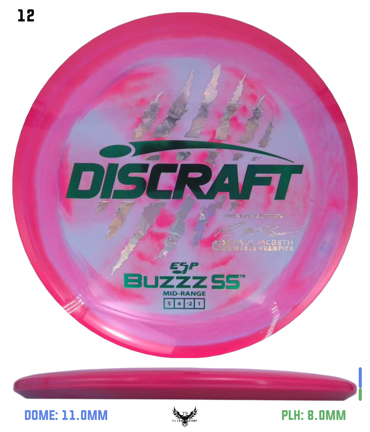 Discraft Paul McBeth 6 Claw ESP Buzzz SS - 2026 Worlds Edition