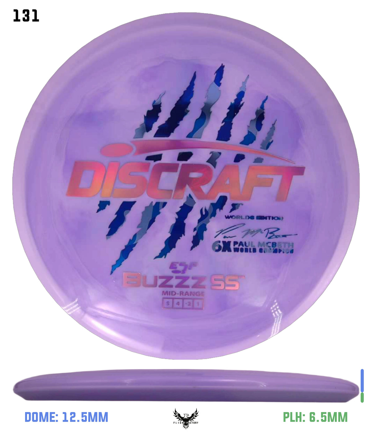 Discraft Paul McBeth 6 Claw ESP Buzzz SS - 2026 Worlds Edition