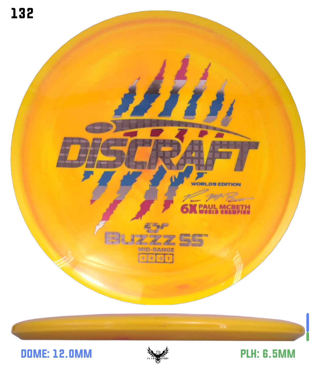 Discraft Paul McBeth 6 Claw ESP Buzzz SS - 2026 Worlds Edition