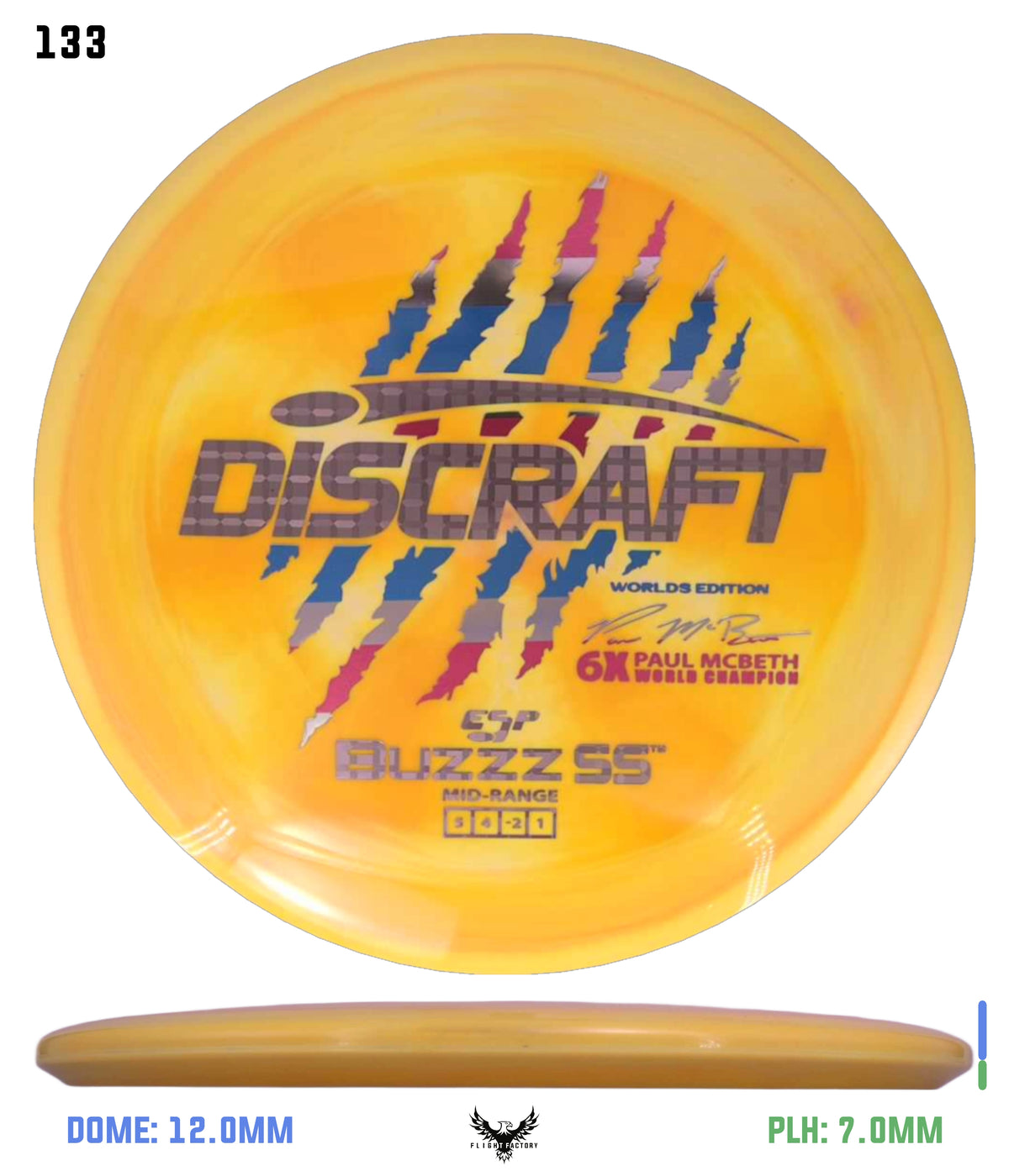 Discraft Paul McBeth 6 Claw ESP Buzzz SS - 2026 Worlds Edition