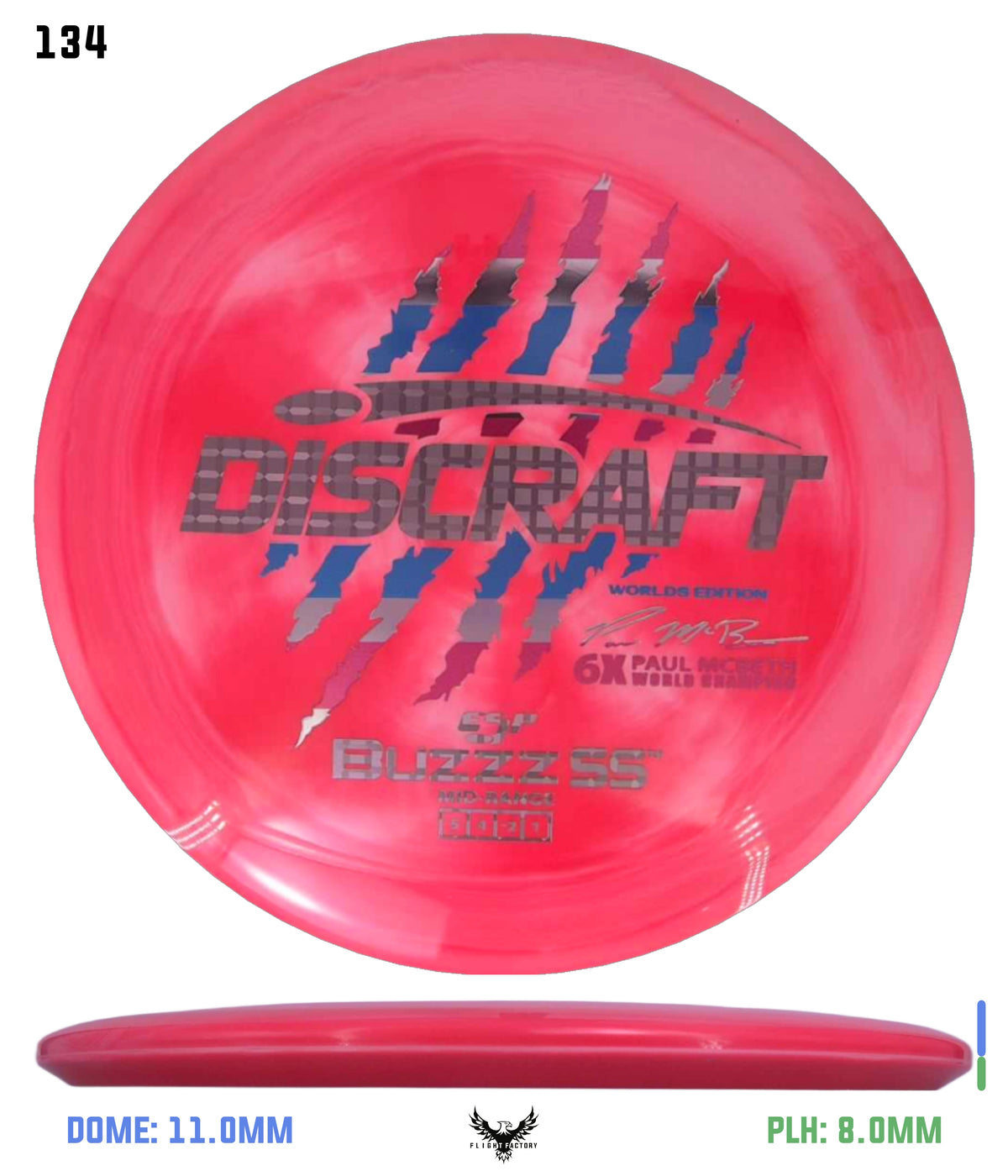 Discraft Paul McBeth 6 Claw ESP Buzzz SS - 2026 Worlds Edition