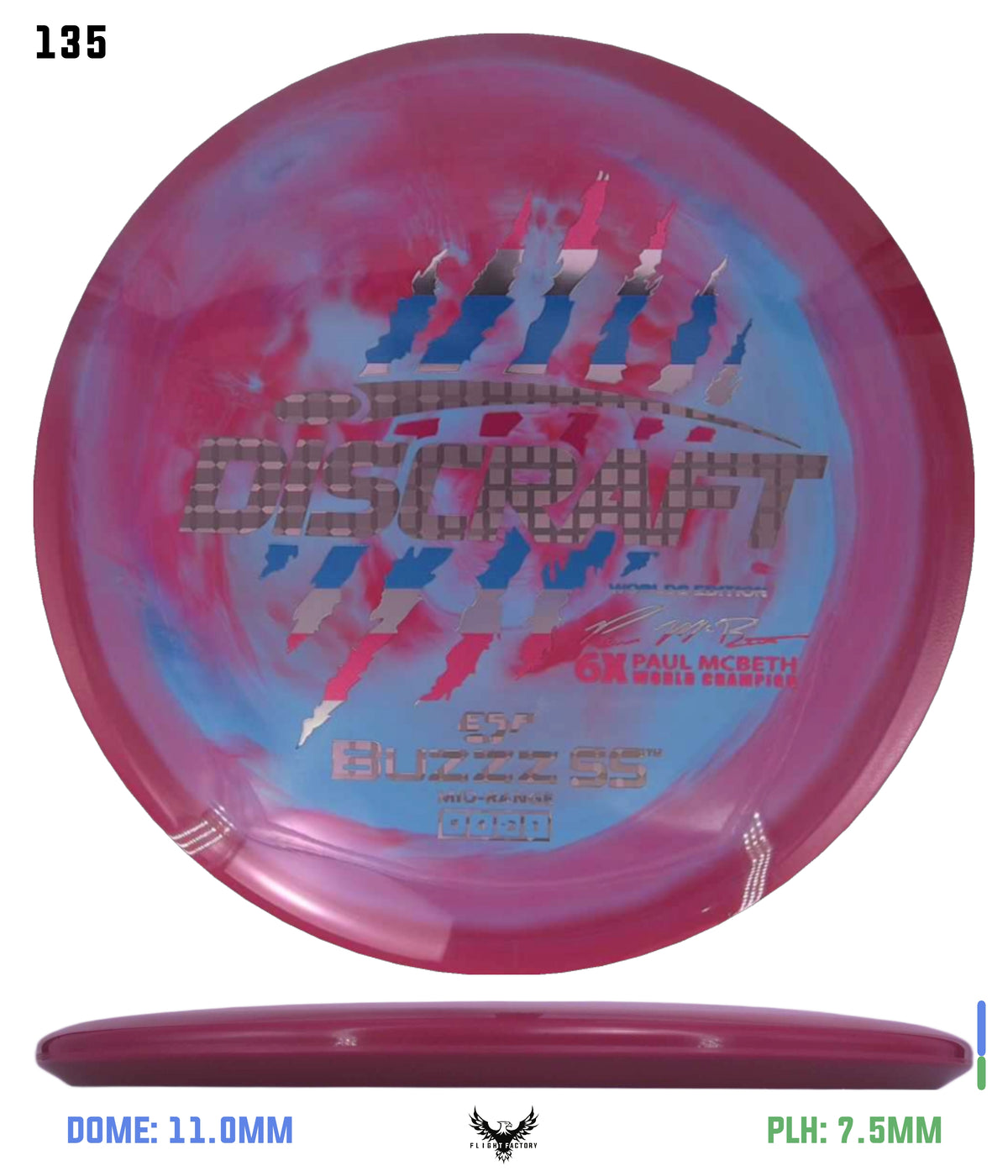 Discraft Paul McBeth 6 Claw ESP Buzzz SS - 2026 Worlds Edition