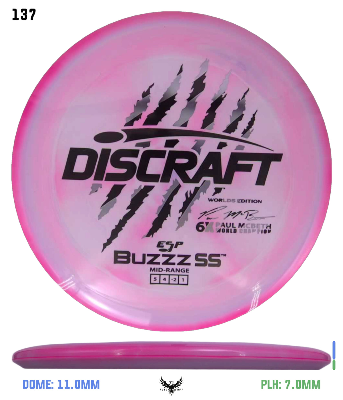 Discraft Paul McBeth 6 Claw ESP Buzzz SS - 2026 Worlds Edition