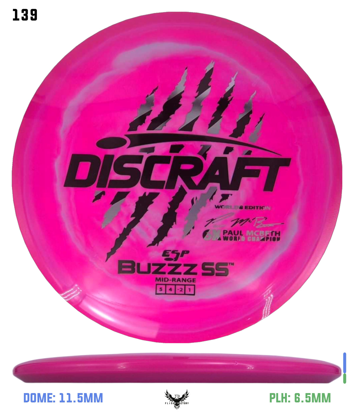 Discraft Paul McBeth 6 Claw ESP Buzzz SS - 2026 Worlds Edition