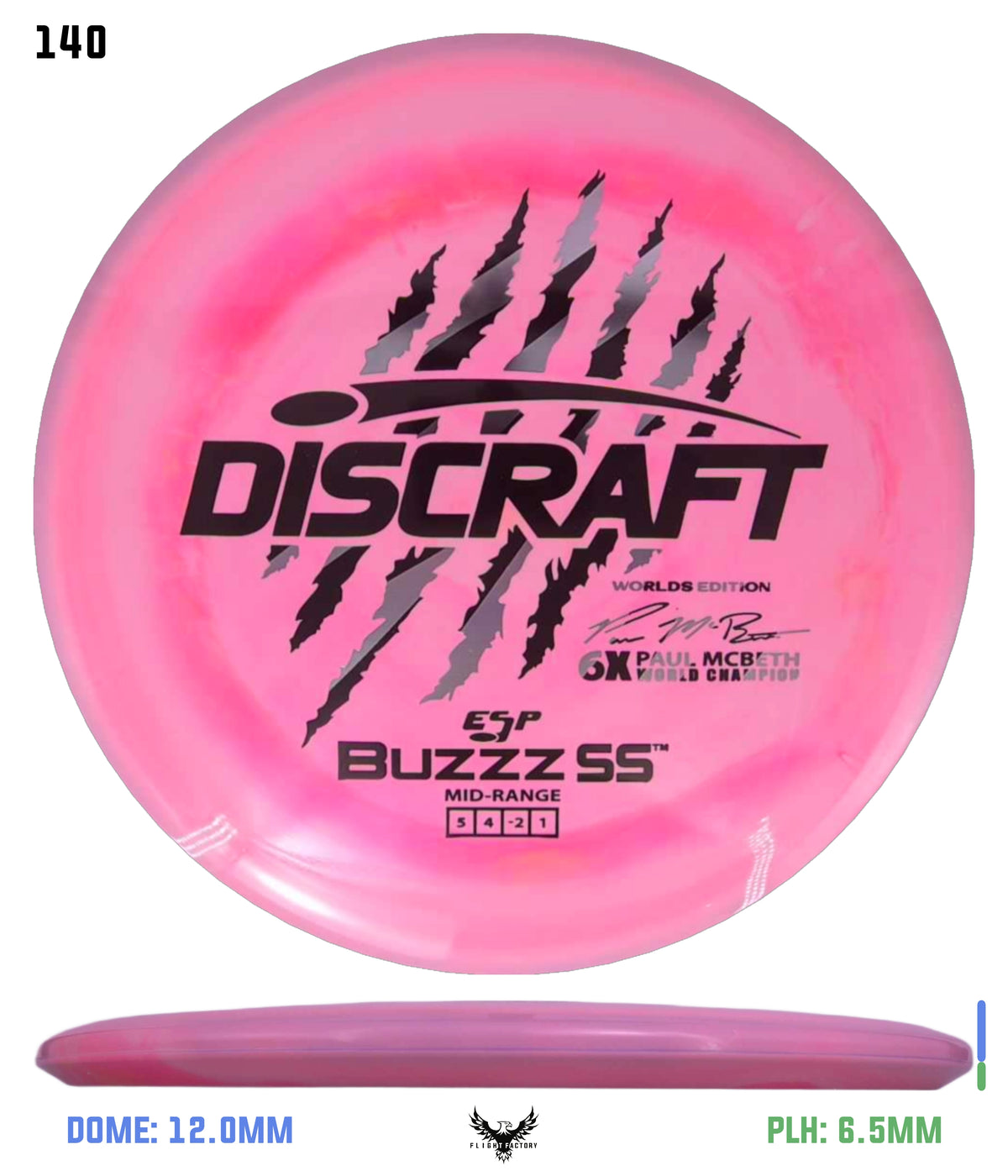 Discraft Paul McBeth 6 Claw ESP Buzzz SS - 2026 Worlds Edition
