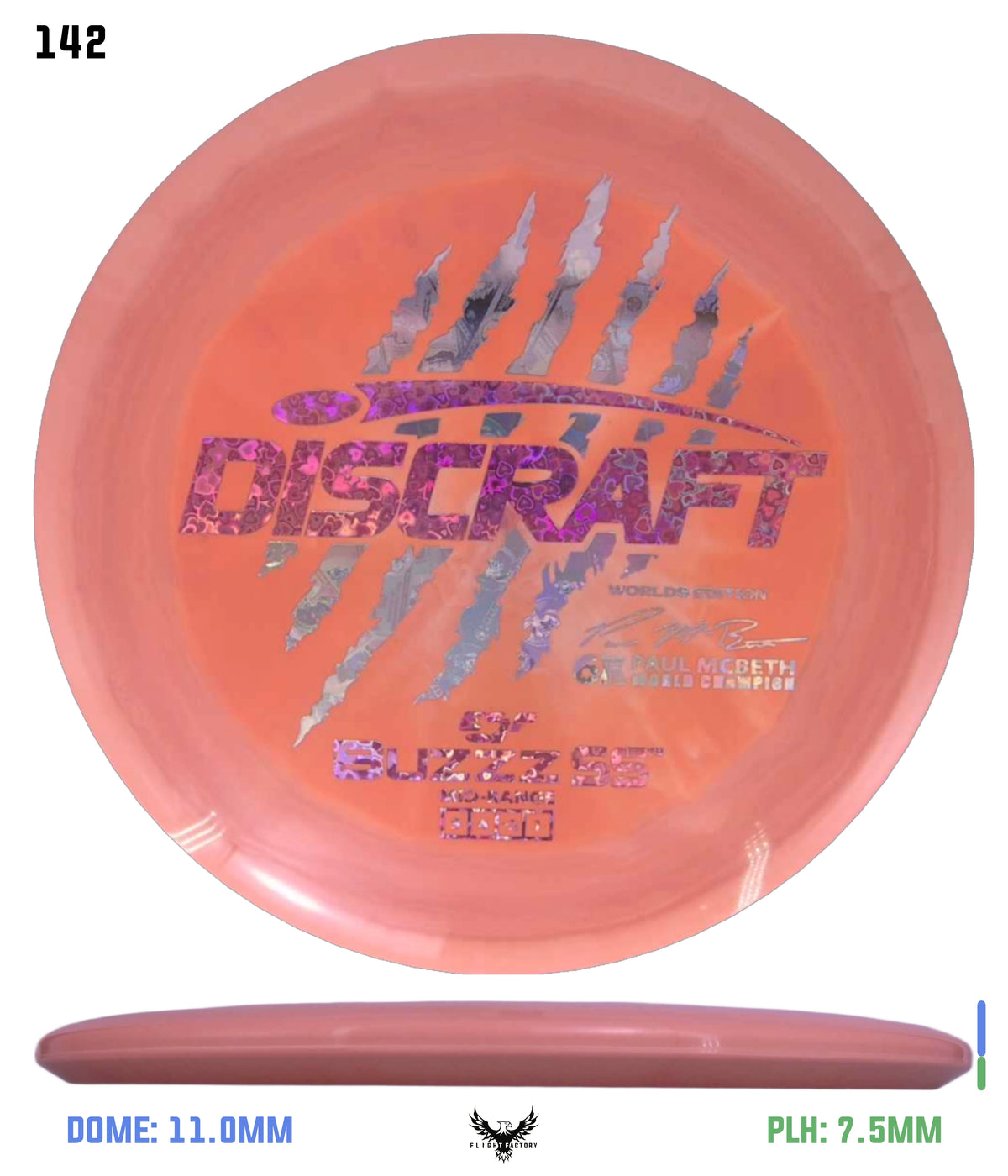 Discraft Paul McBeth 6 Claw ESP Buzzz SS - 2026 Worlds Edition