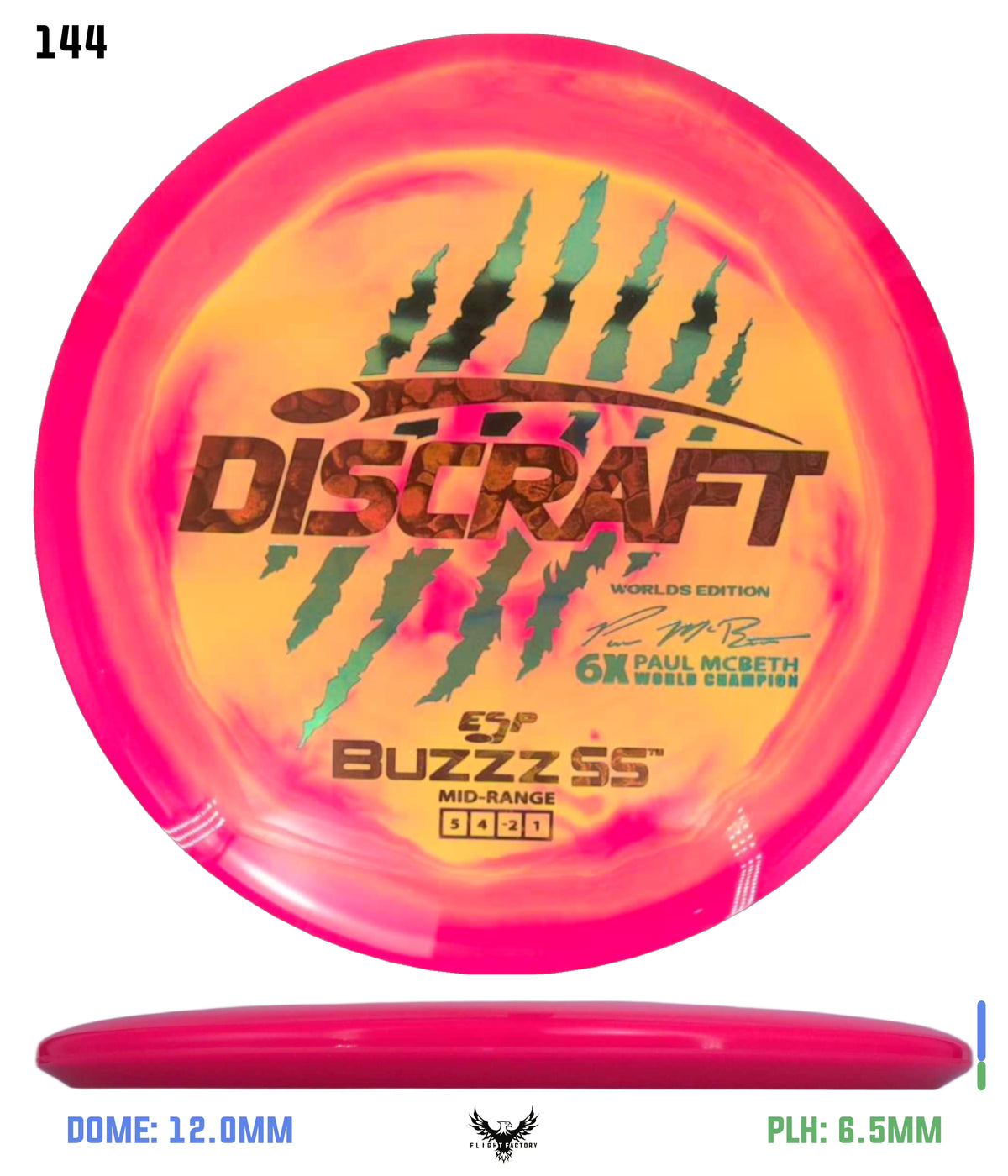 Discraft Paul McBeth 6 Claw ESP Buzzz SS - 2026 Worlds Edition