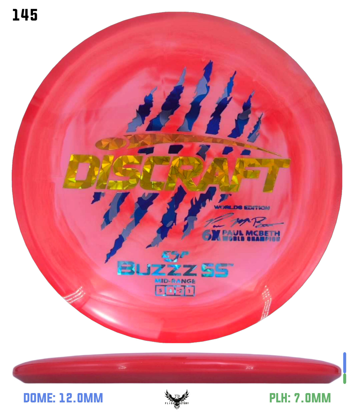 Discraft Paul McBeth 6 Claw ESP Buzzz SS - 2026 Worlds Edition