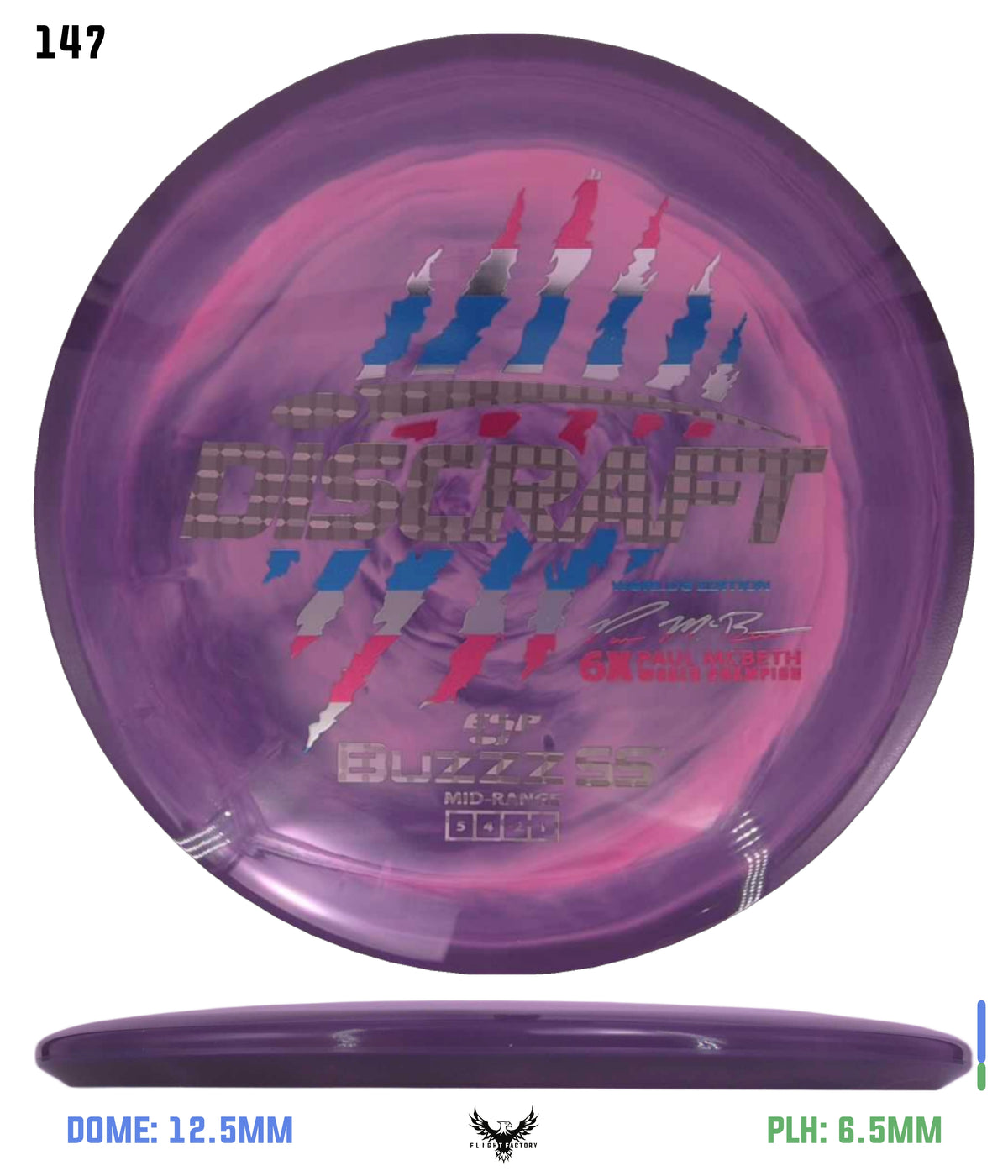 Discraft Paul McBeth 6 Claw ESP Buzzz SS - 2026 Worlds Edition