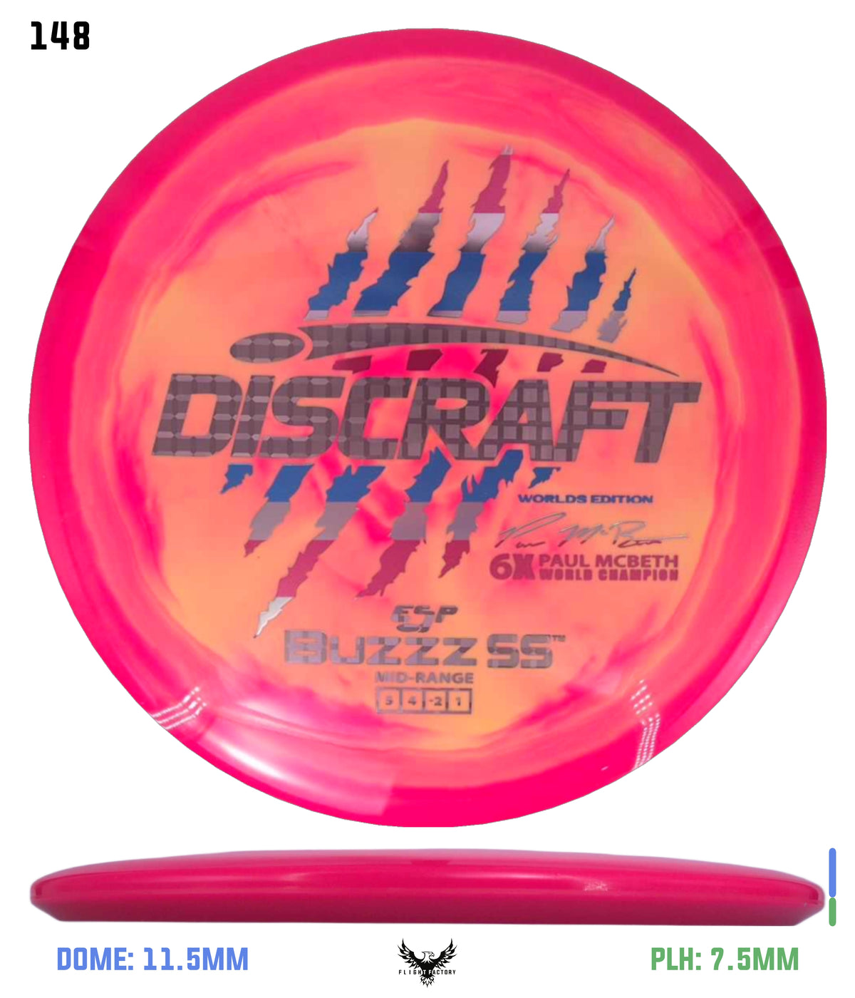 Discraft Paul McBeth 6 Claw ESP Buzzz SS - 2026 Worlds Edition