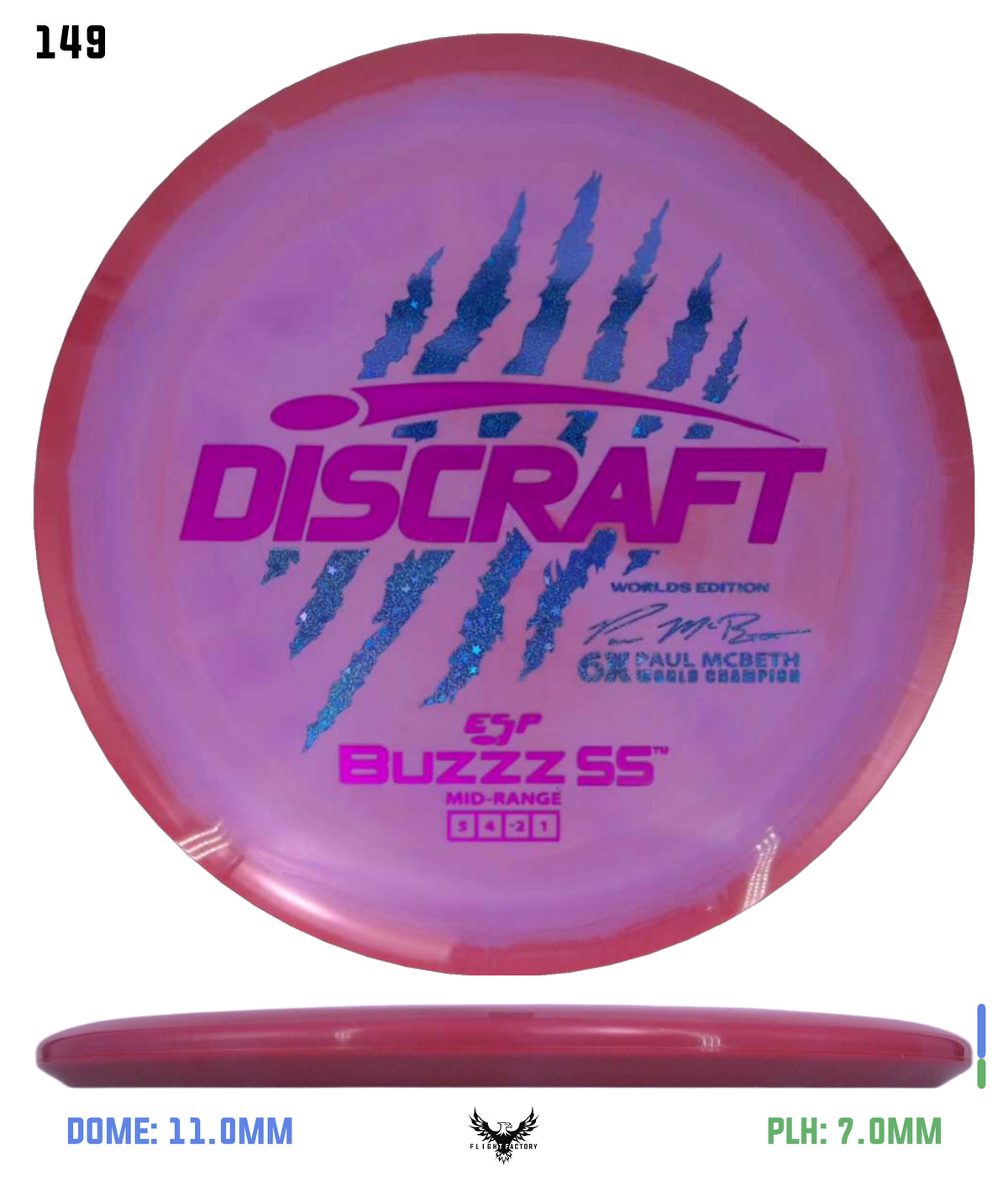 Discraft Paul McBeth 6 Claw ESP Buzzz SS - 2026 Worlds Edition