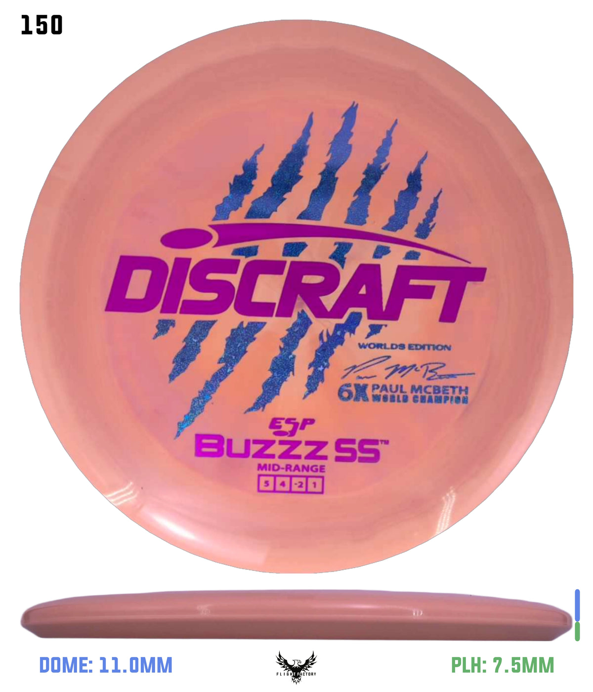 Discraft Paul McBeth 6 Claw ESP Buzzz SS - 2026 Worlds Edition