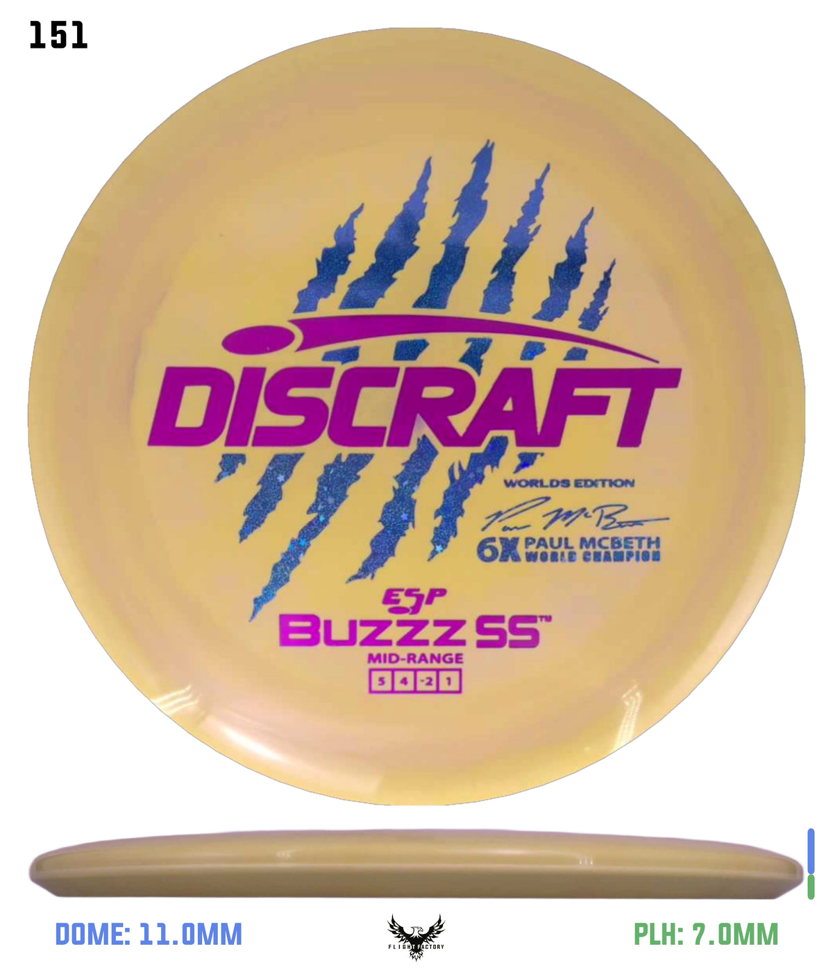 Discraft Paul McBeth 6 Claw ESP Buzzz SS - 2026 Worlds Edition