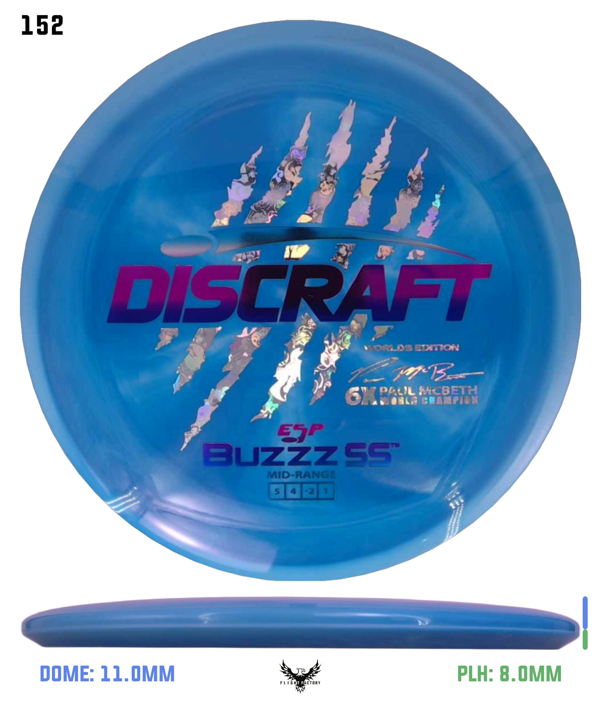 Discraft Paul McBeth 6 Claw ESP Buzzz SS - 2026 Worlds Edition