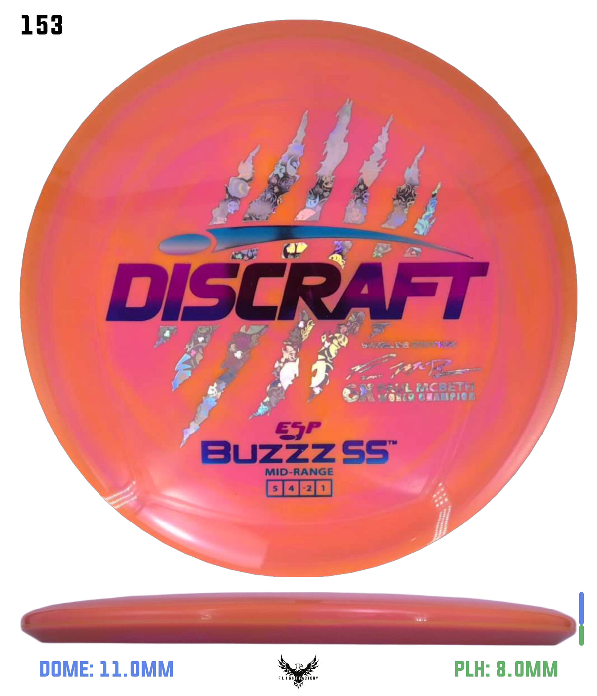 Discraft Paul McBeth 6 Claw ESP Buzzz SS - 2026 Worlds Edition