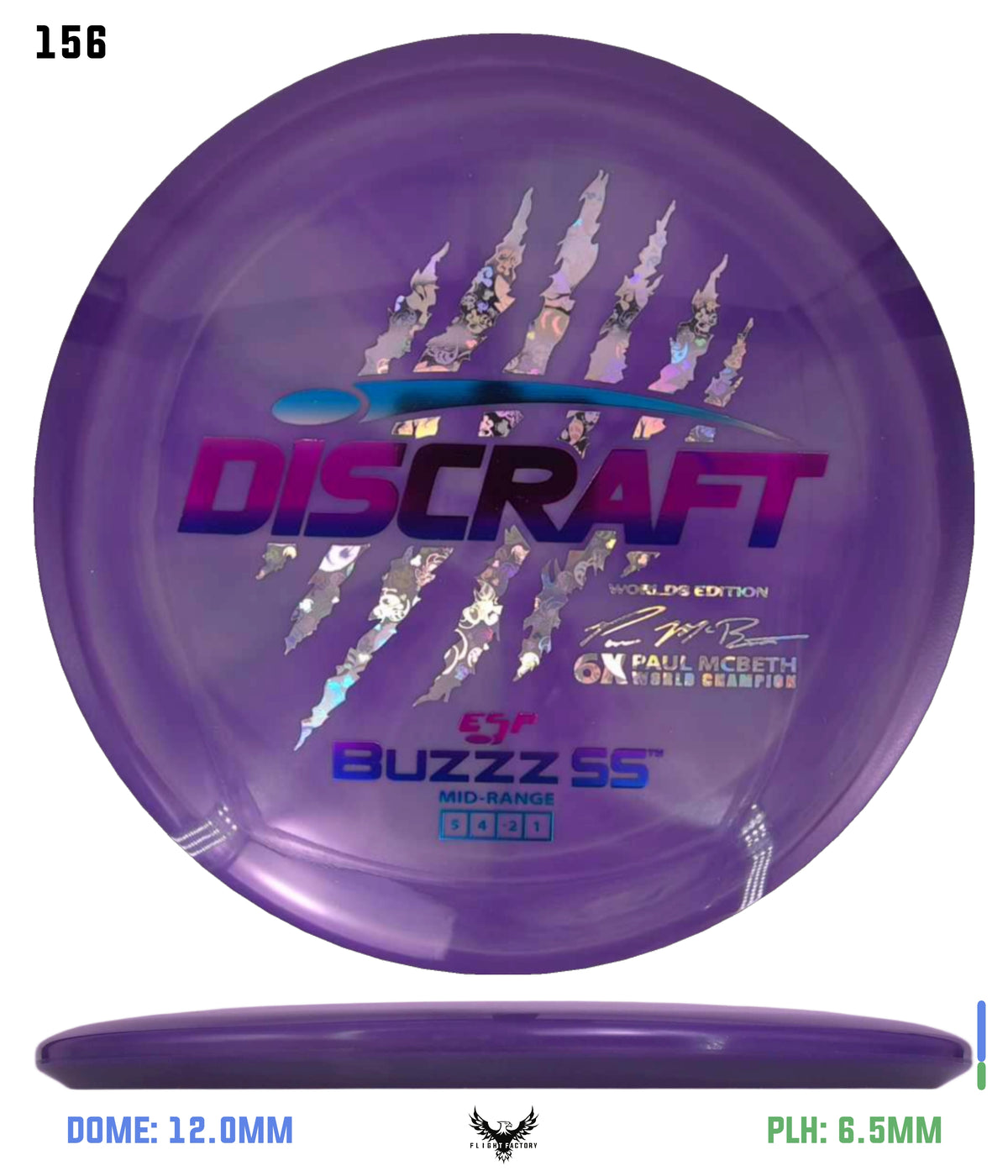 Discraft Paul McBeth 6 Claw ESP Buzzz SS - 2026 Worlds Edition