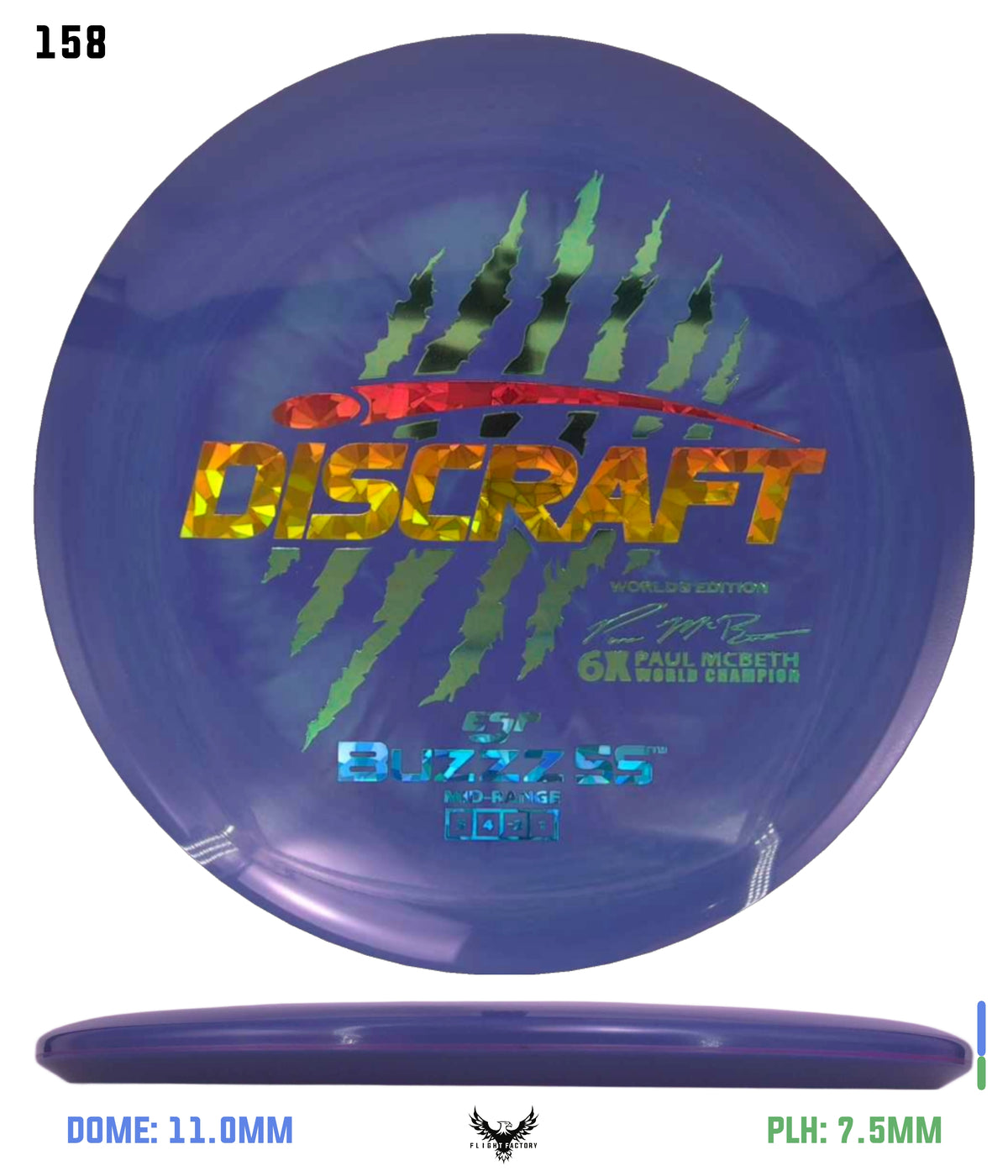 Discraft Paul McBeth 6 Claw ESP Buzzz SS - 2026 Worlds Edition