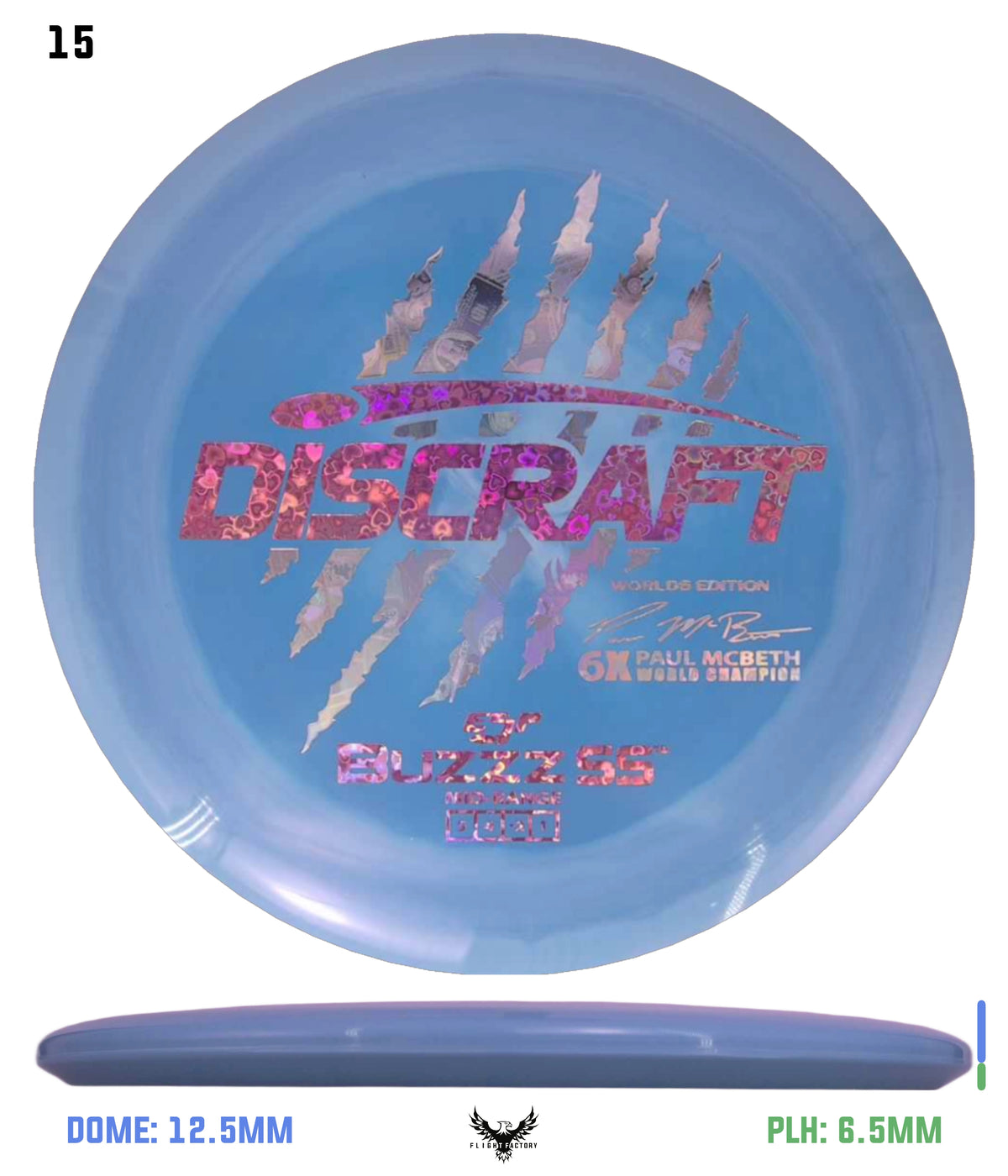 Discraft Paul McBeth 6 Claw ESP Buzzz SS - 2026 Worlds Edition