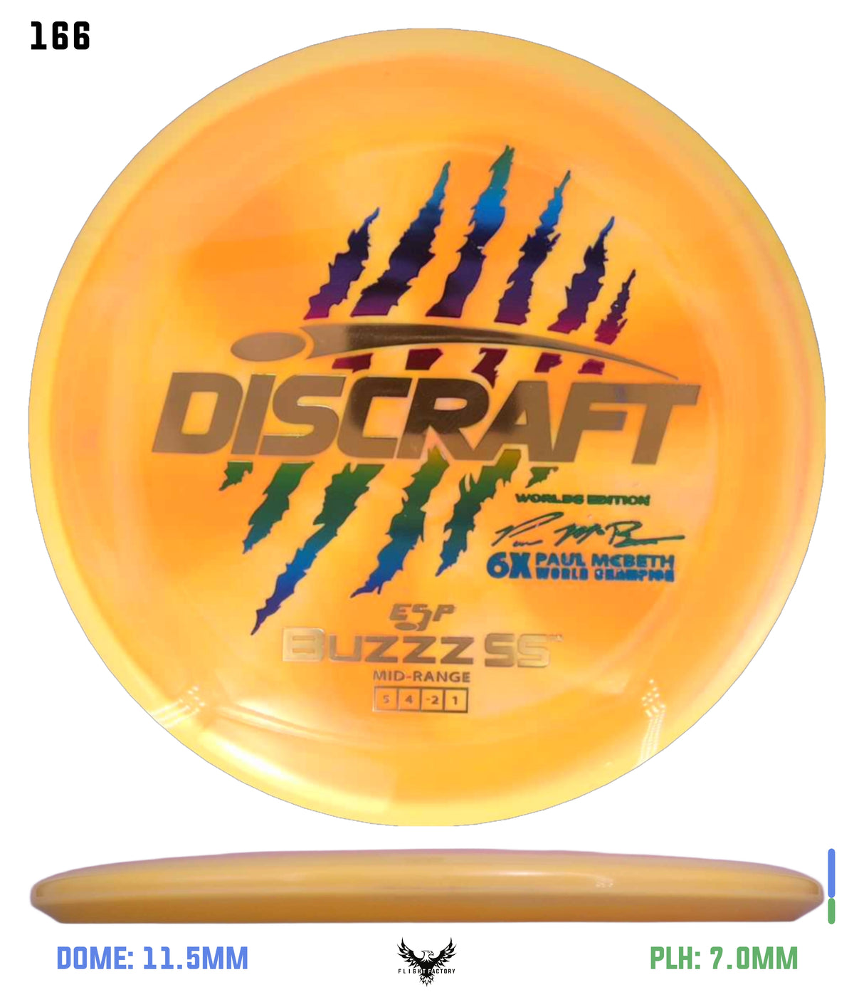 Discraft Paul McBeth 6 Claw ESP Buzzz SS - 2026 Worlds Edition