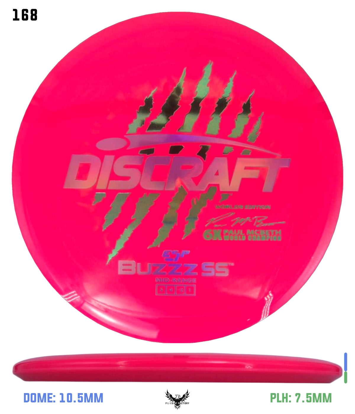 Discraft Paul McBeth 6 Claw ESP Buzzz SS - 2026 Worlds Edition