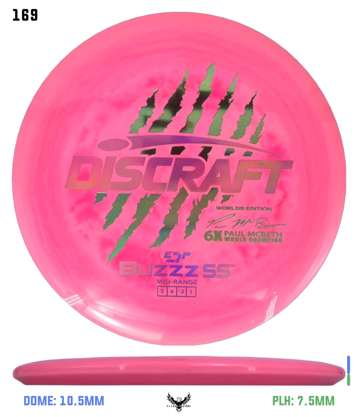 Discraft Paul McBeth 6 Claw ESP Buzzz SS - 2026 Worlds Edition
