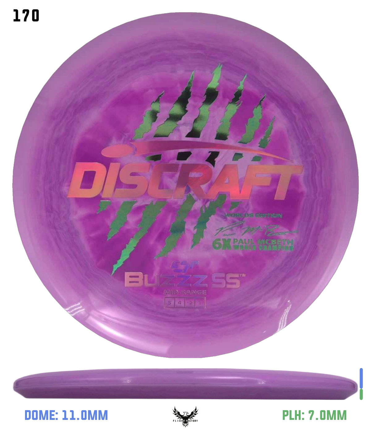 Discraft Paul McBeth 6 Claw ESP Buzzz SS - 2026 Worlds Edition