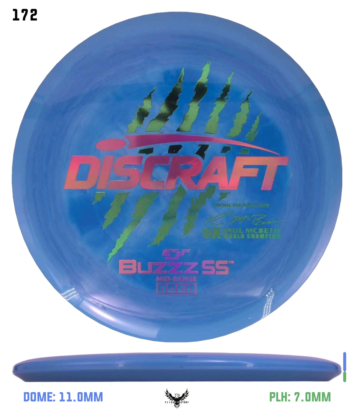 Discraft Paul McBeth 6 Claw ESP Buzzz SS - 2026 Worlds Edition