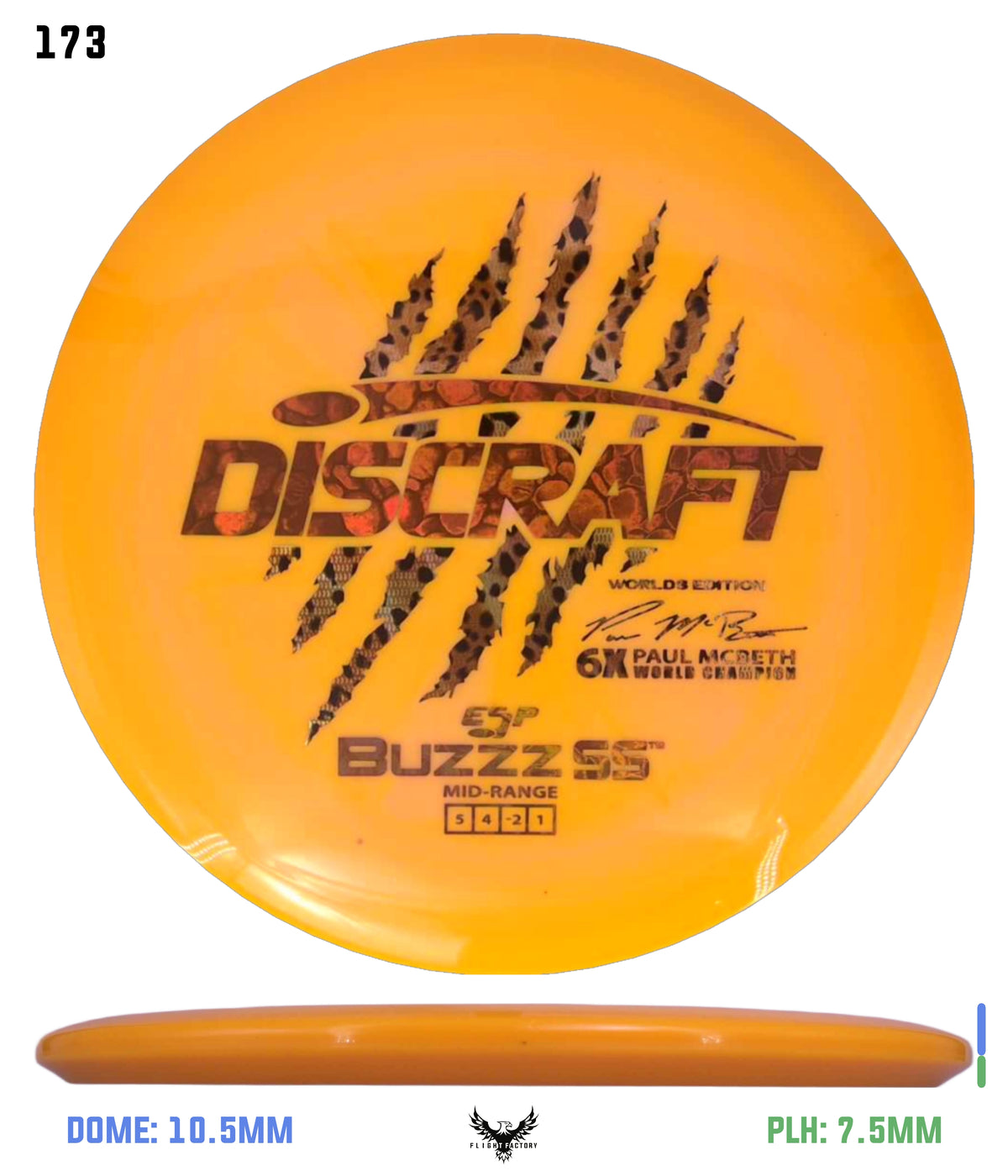 Discraft Paul McBeth 6 Claw ESP Buzzz SS - 2026 Worlds Edition