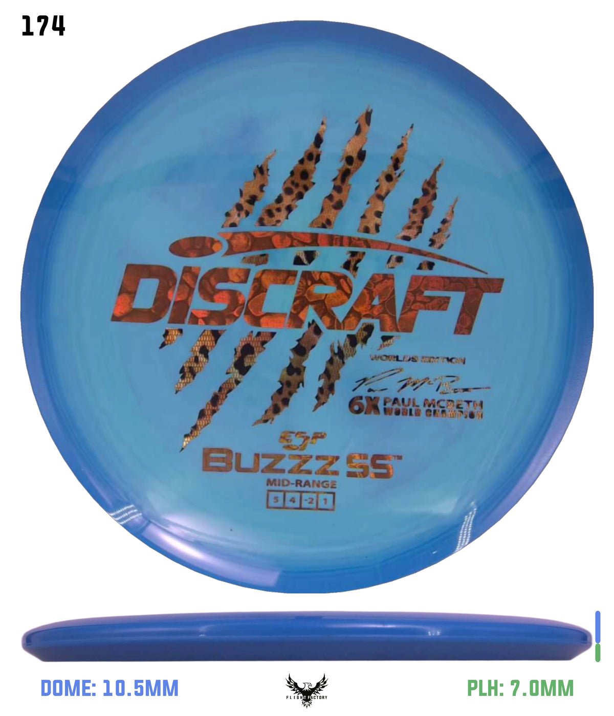 Discraft Paul McBeth 6 Claw ESP Buzzz SS - 2026 Worlds Edition