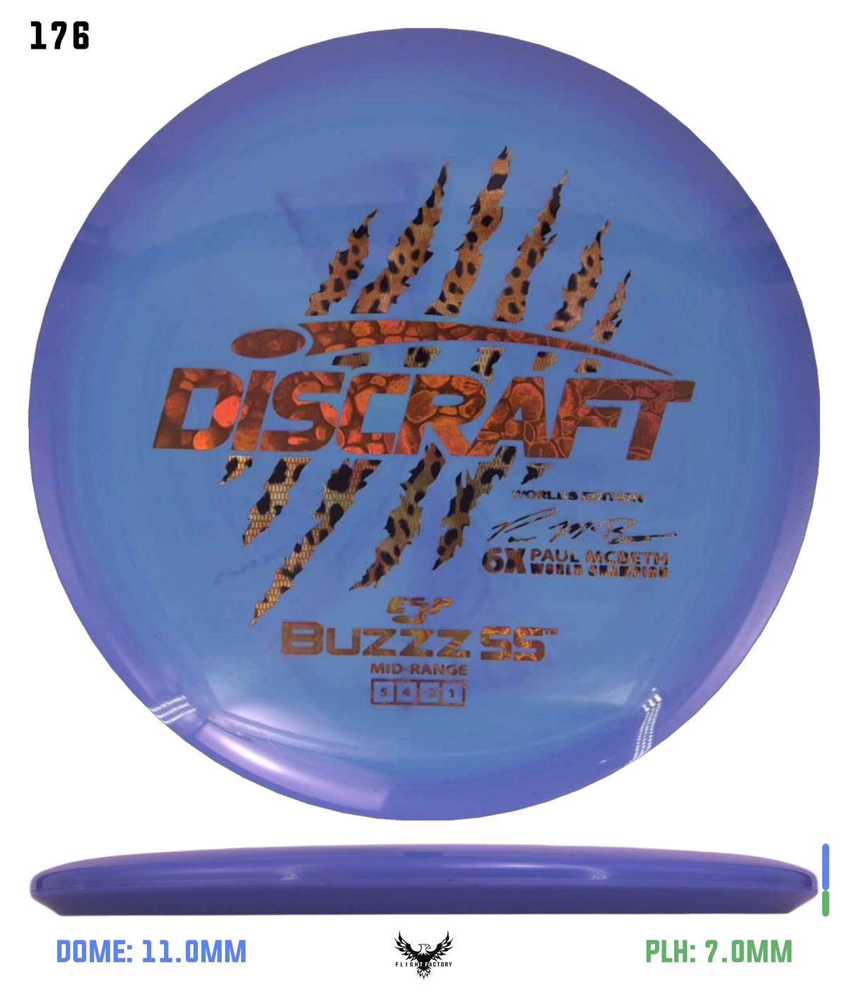 Discraft Paul McBeth 6 Claw ESP Buzzz SS - 2026 Worlds Edition