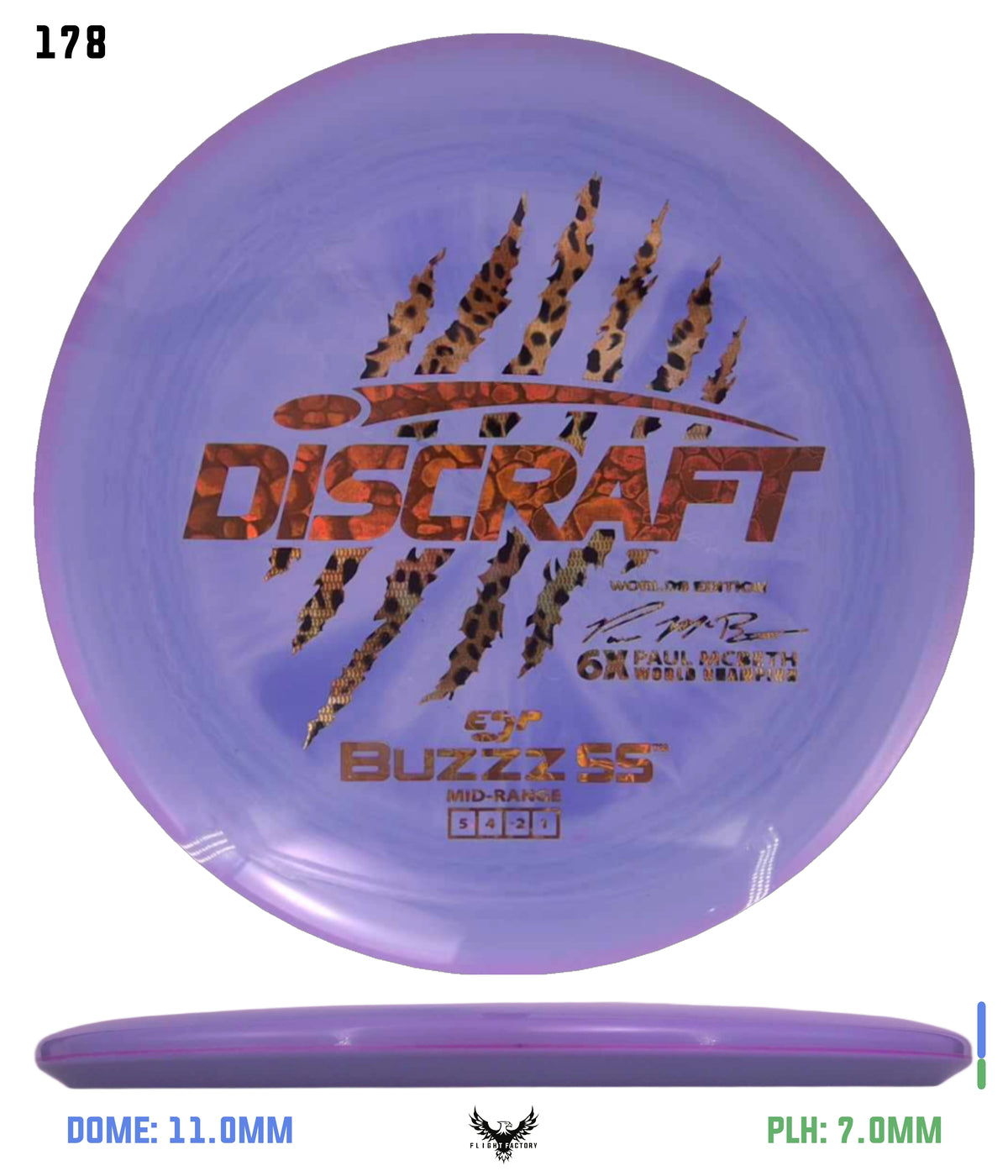 Discraft Paul McBeth 6 Claw ESP Buzzz SS - 2026 Worlds Edition