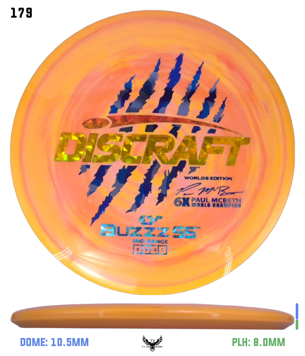 Discraft Paul McBeth 6 Claw ESP Buzzz SS - 2026 Worlds Edition