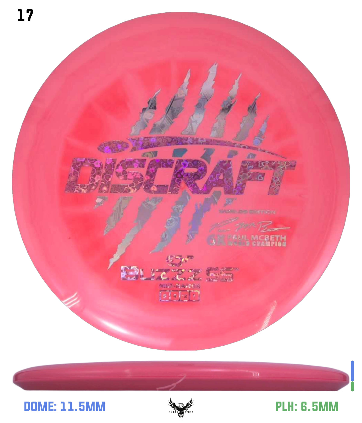 Discraft Paul McBeth 6 Claw ESP Buzzz SS - 2026 Worlds Edition