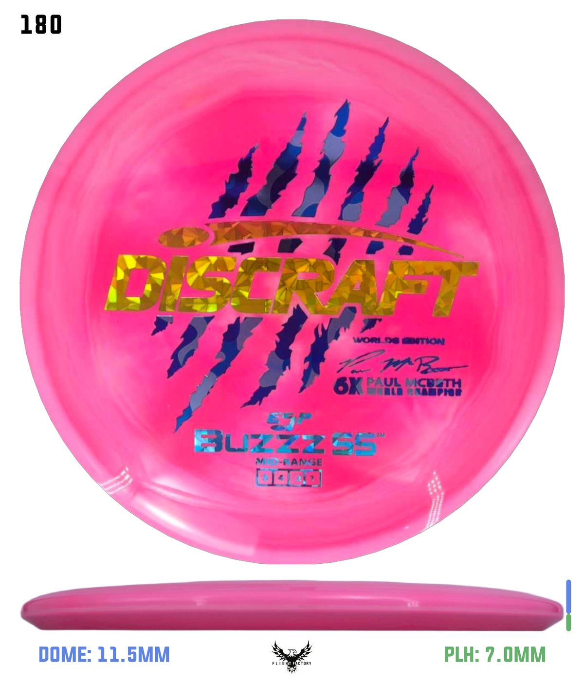 Discraft Paul McBeth 6 Claw ESP Buzzz SS - 2026 Worlds Edition