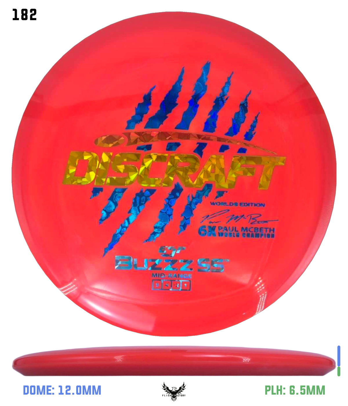 Discraft Paul McBeth 6 Claw ESP Buzzz SS - 2026 Worlds Edition