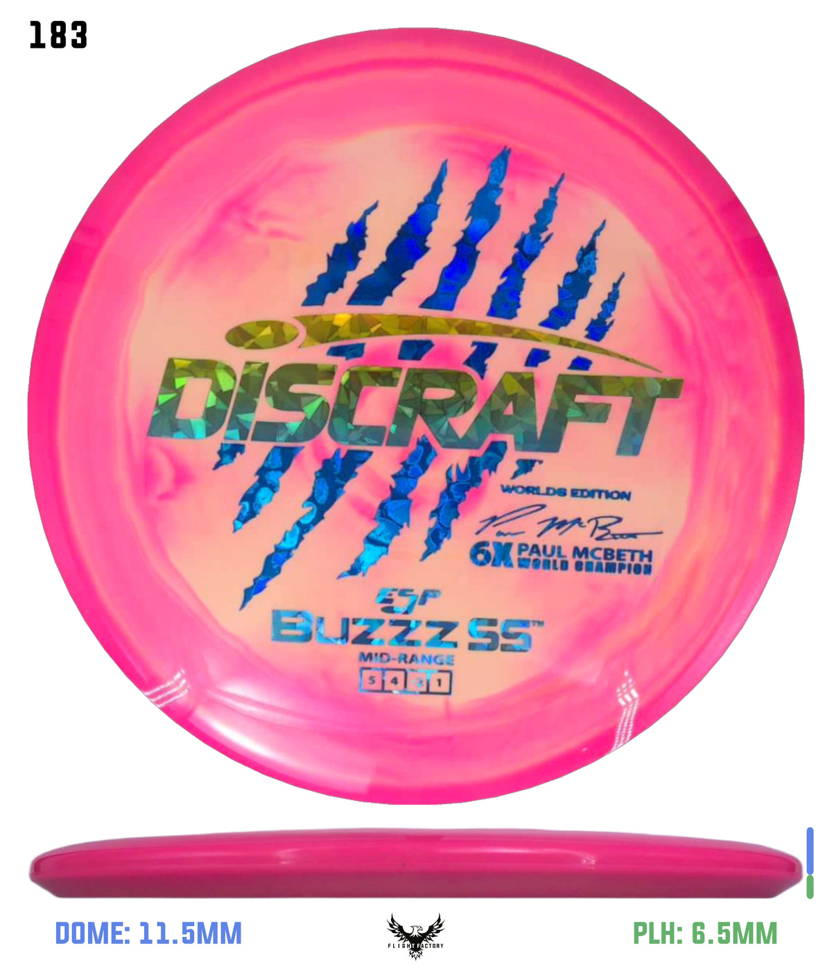 Discraft Paul McBeth 6 Claw ESP Buzzz SS - 2026 Worlds Edition