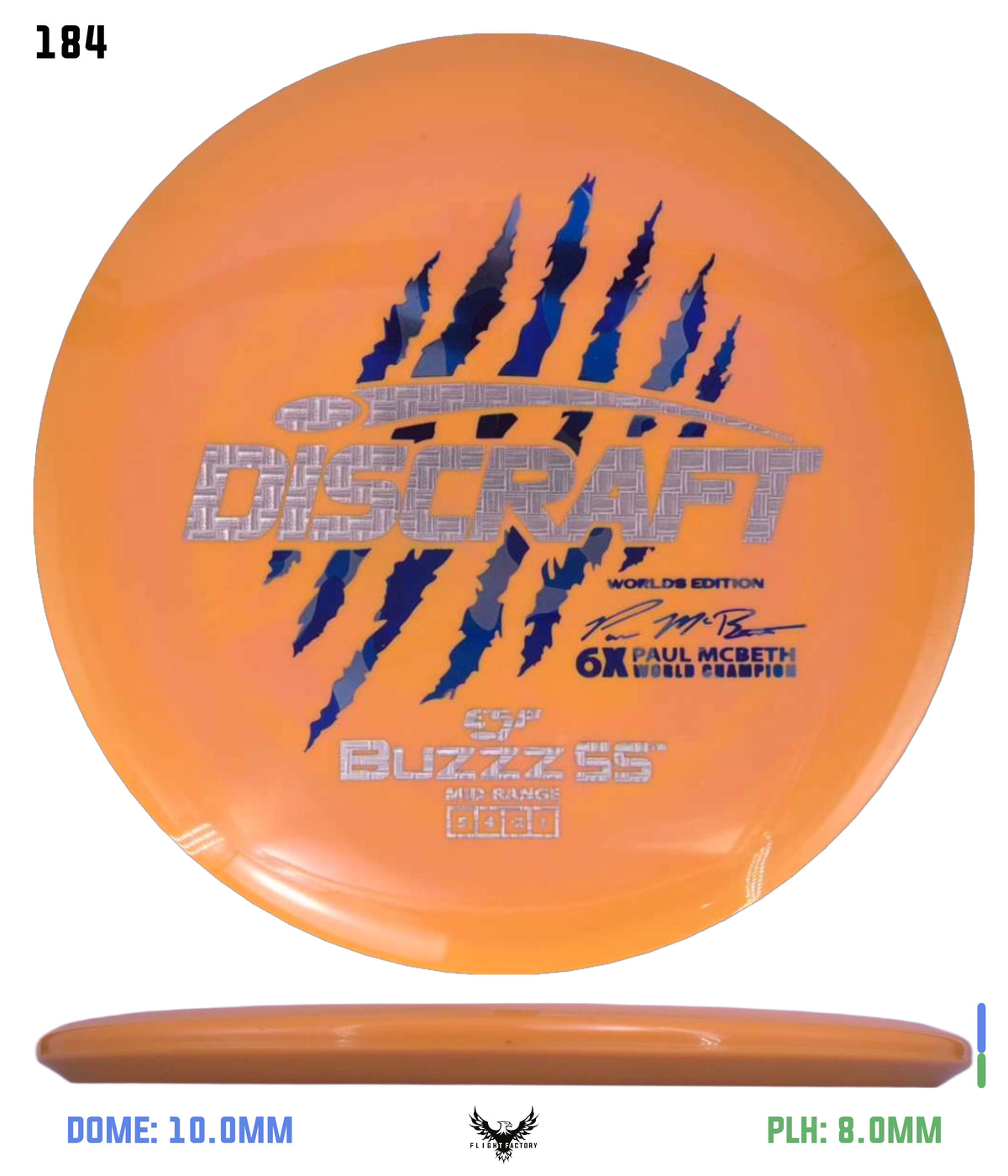 Discraft Paul McBeth 6 Claw ESP Buzzz SS - 2026 Worlds Edition