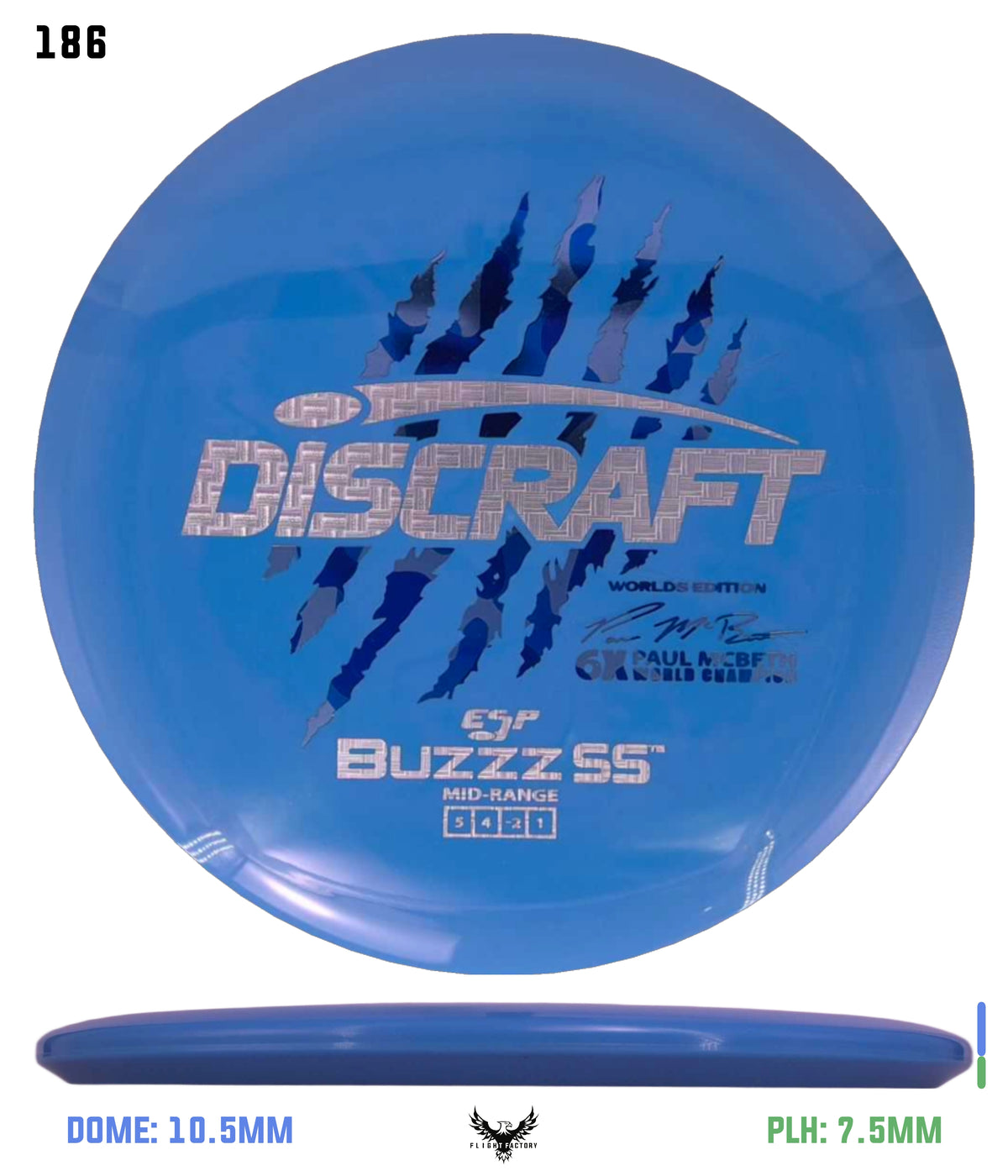 Discraft Paul McBeth 6 Claw ESP Buzzz SS - 2026 Worlds Edition