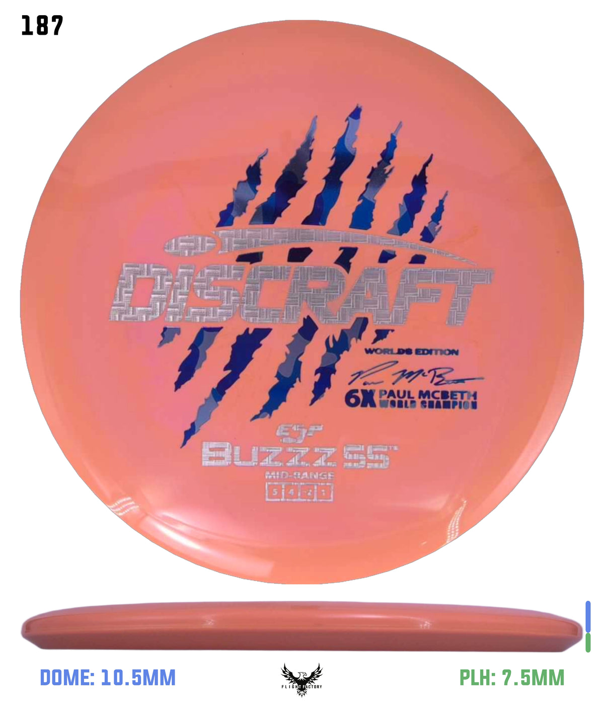 Discraft Paul McBeth 6 Claw ESP Buzzz SS - 2026 Worlds Edition