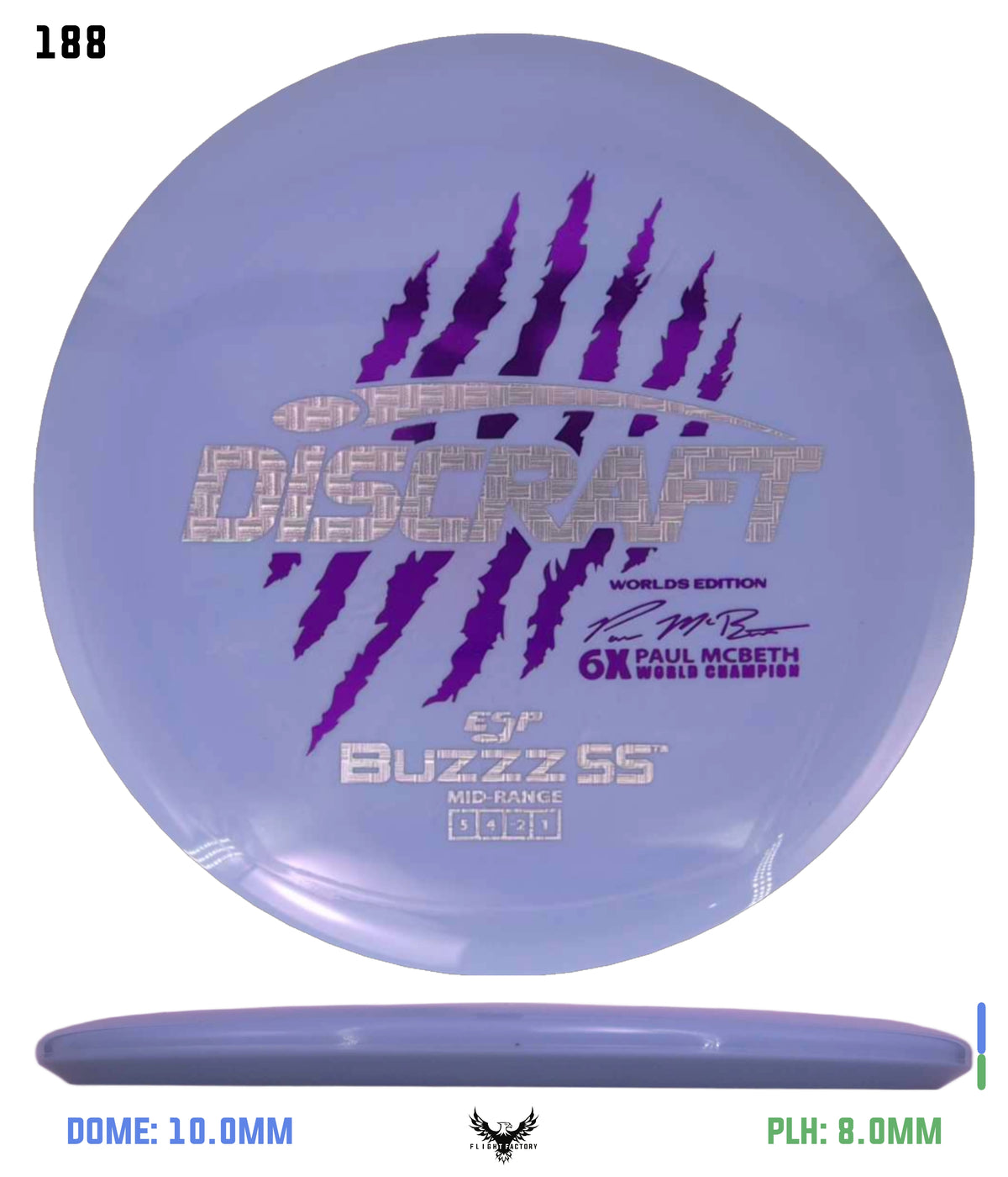 Discraft Paul McBeth 6 Claw ESP Buzzz SS - 2026 Worlds Edition