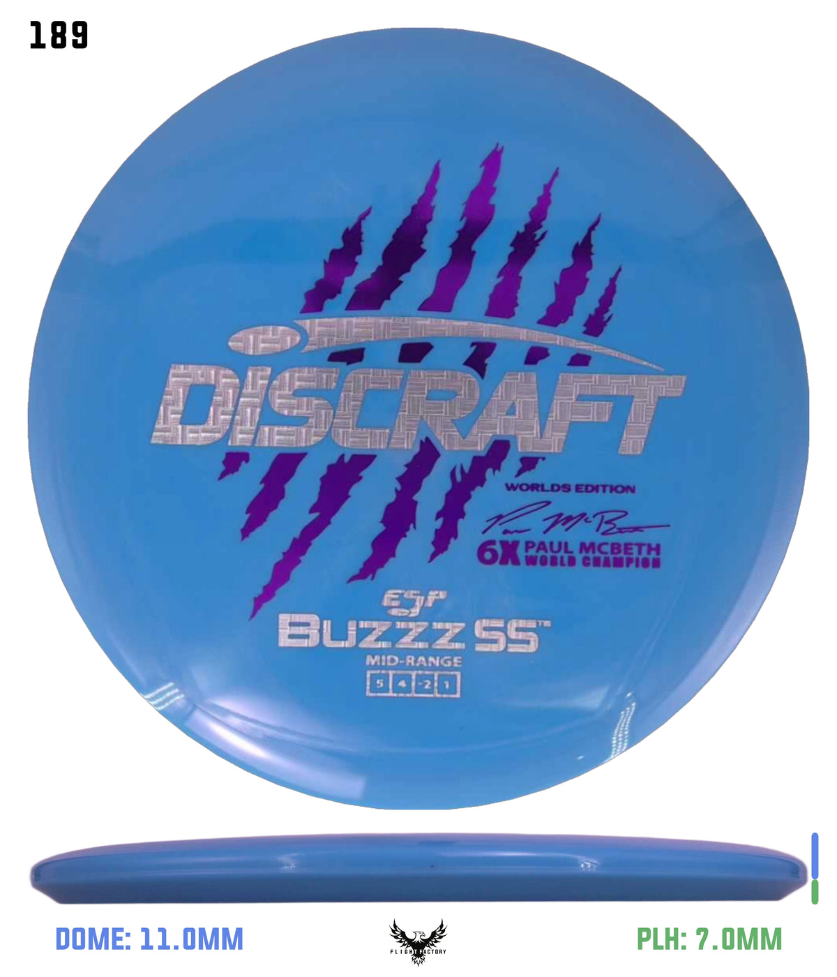 Discraft Paul McBeth 6 Claw ESP Buzzz SS - 2026 Worlds Edition