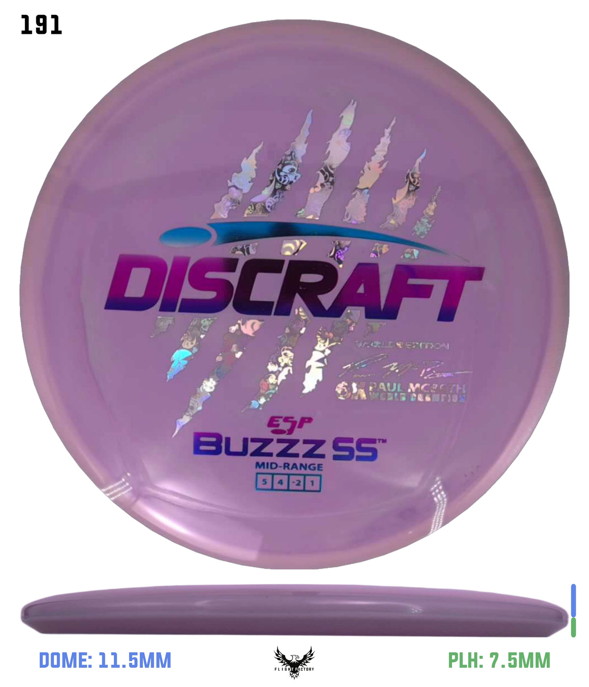Discraft Paul McBeth 6 Claw ESP Buzzz SS - 2026 Worlds Edition