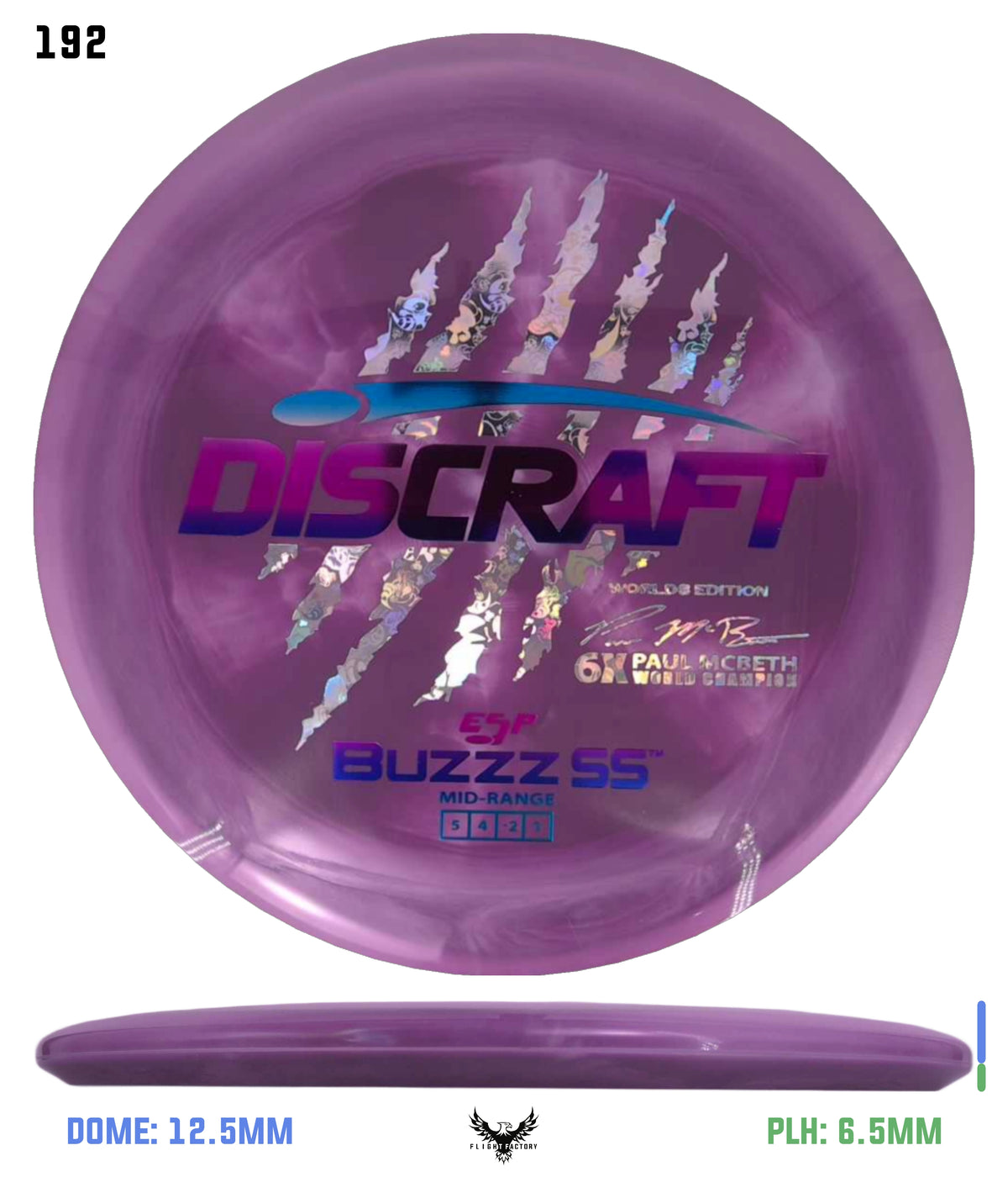 Discraft Paul McBeth 6 Claw ESP Buzzz SS - 2026 Worlds Edition