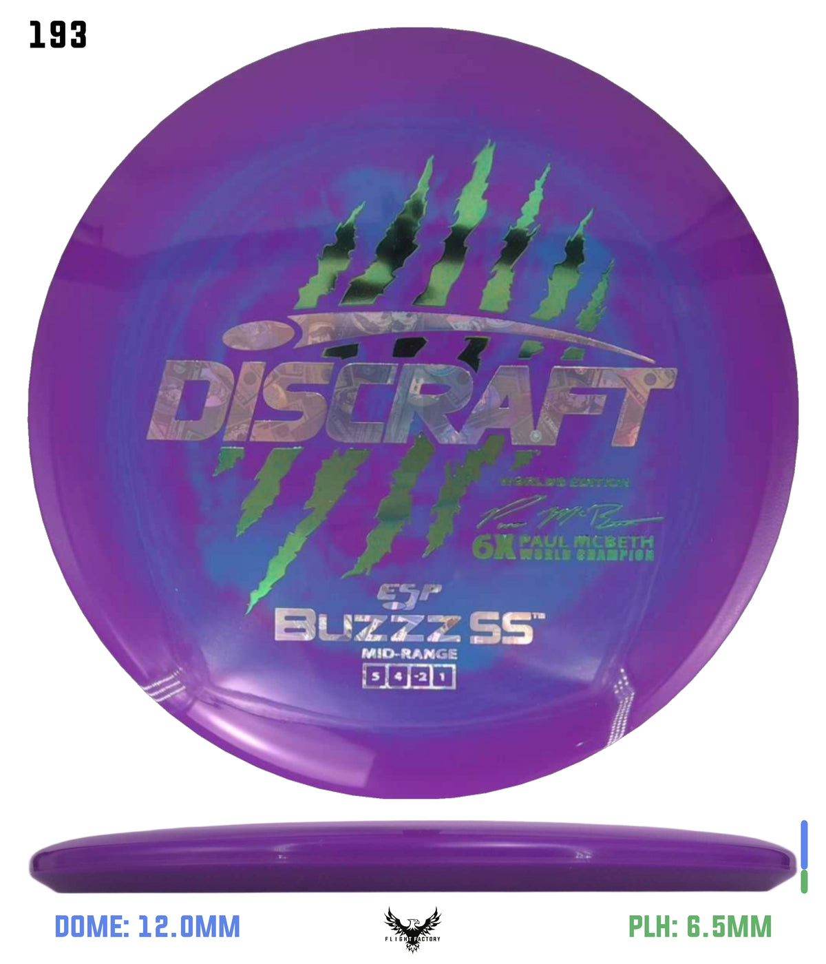 Discraft Paul McBeth 6 Claw ESP Buzzz SS - 2026 Worlds Edition