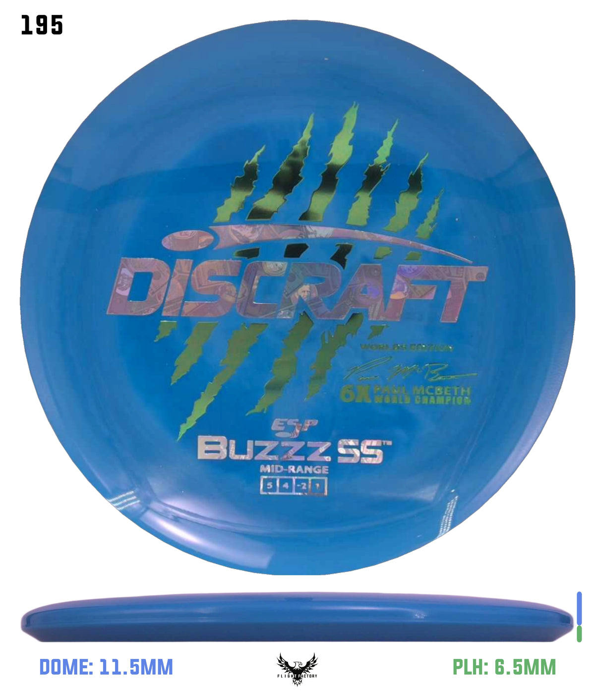 Discraft Paul McBeth 6 Claw ESP Buzzz SS - 2026 Worlds Edition